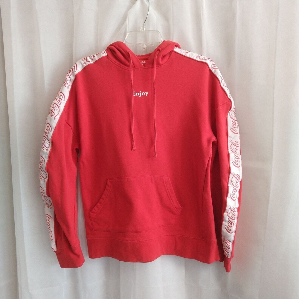 Pacsun Womens Sweatshirt Coca Cola Hoodie Size‎ S